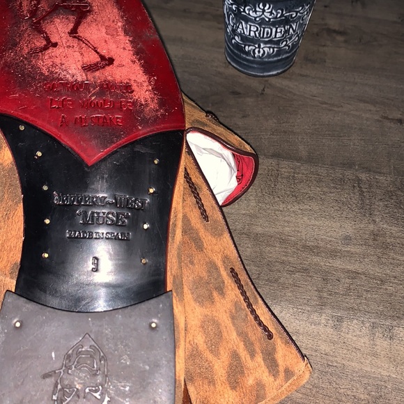 JEFFERY WEST JUNG TASSEL LEOPARD PRINT LEATHER LOAFERS - Picture 5 of 8